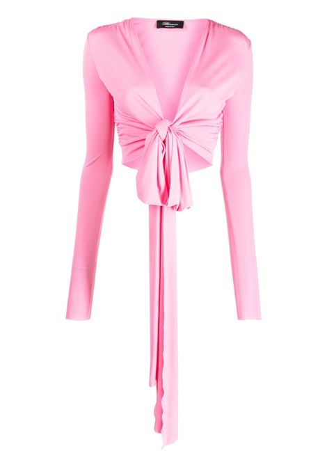 Top a maniche lunghe in rosa - donna BLUMARINE | 4C008AN0729