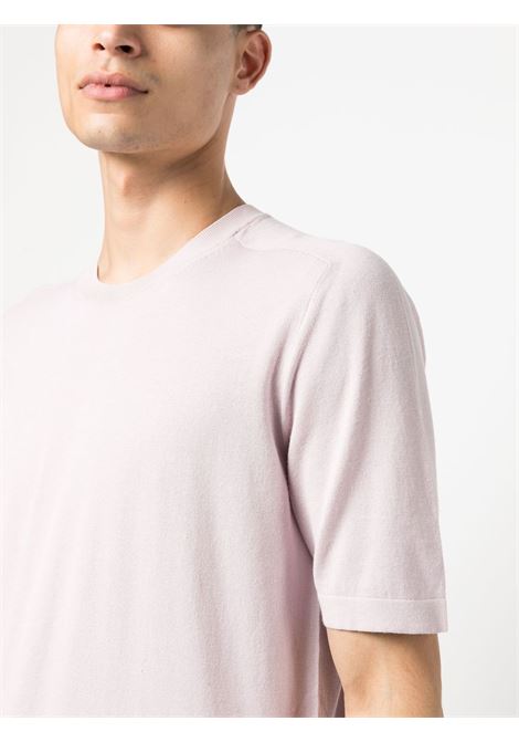 Light pink crew-neck T-shirt - men BOGLIOLI | 91467BTC8060901