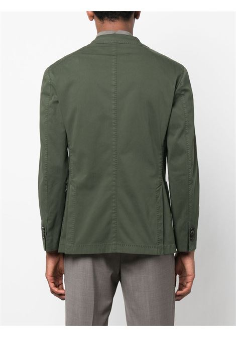 Cotton blazer in green - men BOGLIOLI | N1302QBLC4060567
