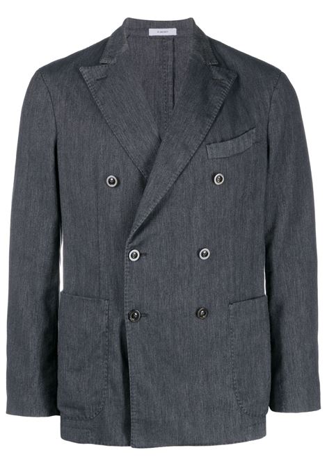 Cotton blazer in grey - men BOGLIOLI | N4302QBRC4030793