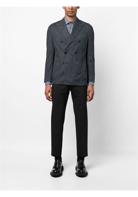 Cotton blazer in grey - men BOGLIOLI | N4302QBRC4030793