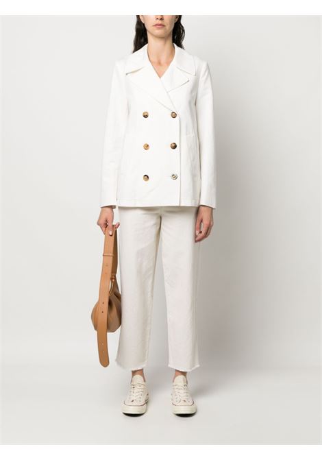 Long sleeve jacket in white - women BOGLIOLI | ZD318QBVC4210101