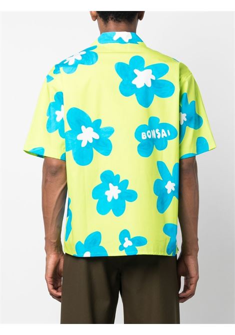 Multicolored floral-print shirt - men  BONSAI | SH001001GRN
