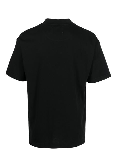 Black logo-print T-shirt - men BONSAI | TS001001BLK