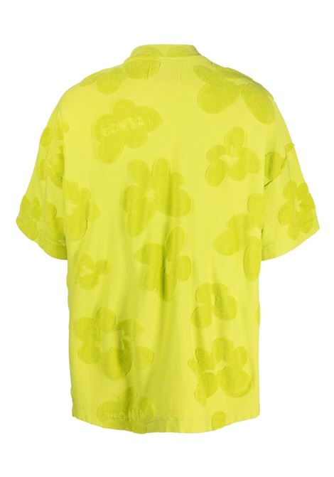 T-shirt a fiori in verde - uomo BONSAI | TS002002GRN