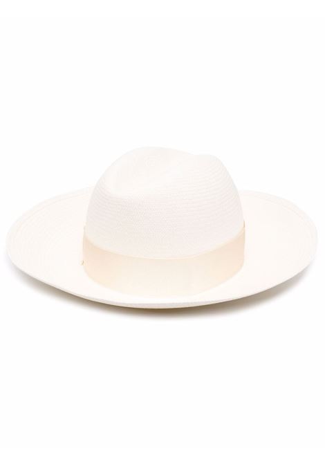Cappello con nastro in bianco - donna BORSALINO | 2319790001