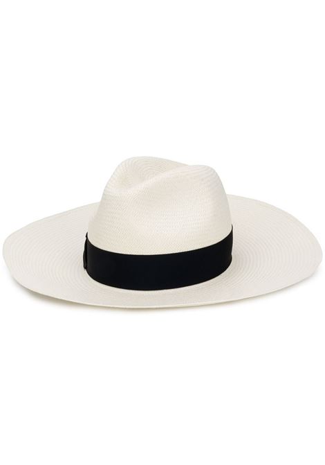 Cappello con nastro in bianco e blu - donna BORSALINO | 2321710003