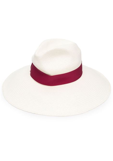 Cappello con nastro in bianco - donna BORSALINO | 2321710008