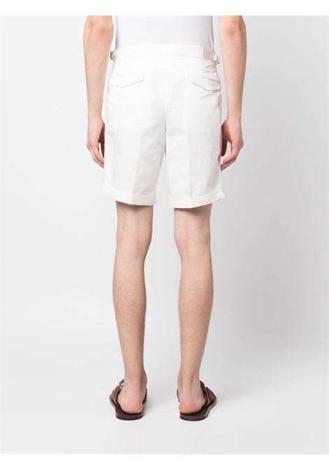 White off-centre fastening bermuda shorts - men BRIGLIA 1949 | AMALFIS32305000120