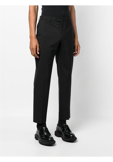 Black straight-leg cropped trousers - men  BRIGLIA 1949 | ODEONS32308200010