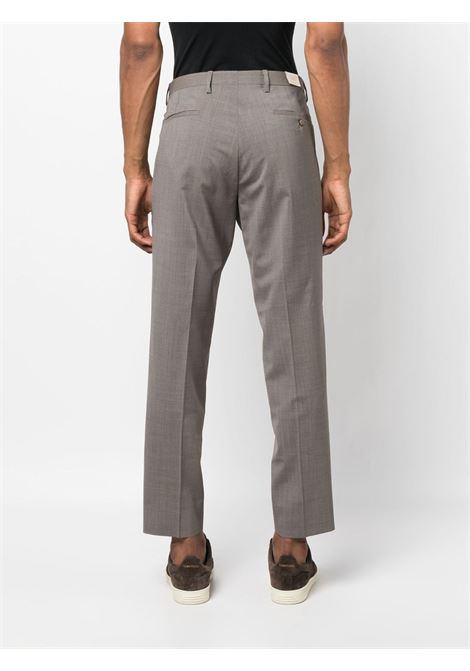 Brown straight-leg cropped trousers - men  BRIGLIA 1949 | ODEONS32308200036
