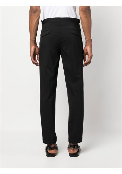 Black off-centre fastening trousers - men BRIGLIA 1949 | QUARTIERIS32308200010