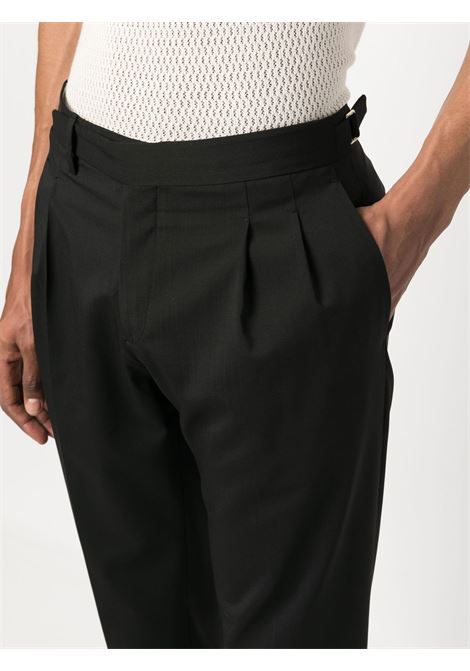 Pantaloni con chiusura decentrata in nero - uomo BRIGLIA 1949 | QUARTIERIS32308200010