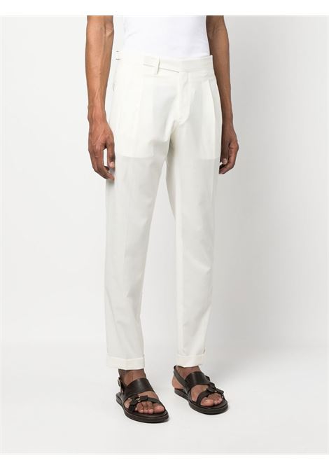 Pantaloni con chiusura decentrata in bianco - uomo BRIGLIA 1949 | QUARTIERIS32308200120