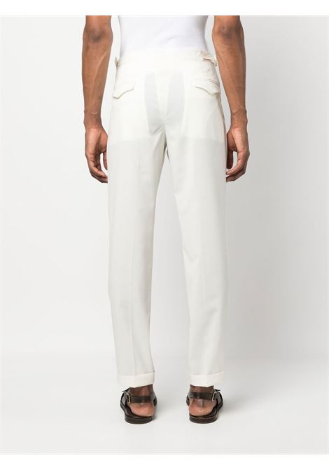 Pantaloni con chiusura decentrata in bianco - uomo BRIGLIA 1949 | QUARTIERIS32308200120