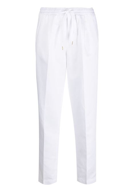 White drawstring cropped trousers - men BRIGLIA 1949 | WIMBLEDONGW32306400150