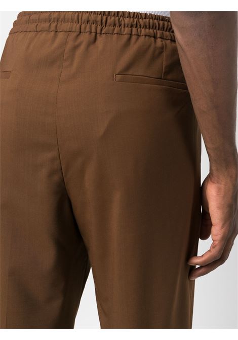 Brown drawstring trousers - men BRIGLIA 1949 | WIMBLEDONS32308200173