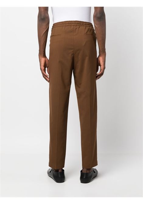 Pantaloni con coulisse in marrone - uomo BRIGLIA 1949 | WIMBLEDONS32308200173