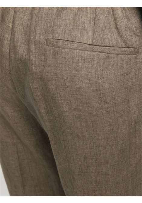 Pantaloni con coulisse in marrone - uomo BRIGLIA 1949 | WIMBLEDONS32311800026