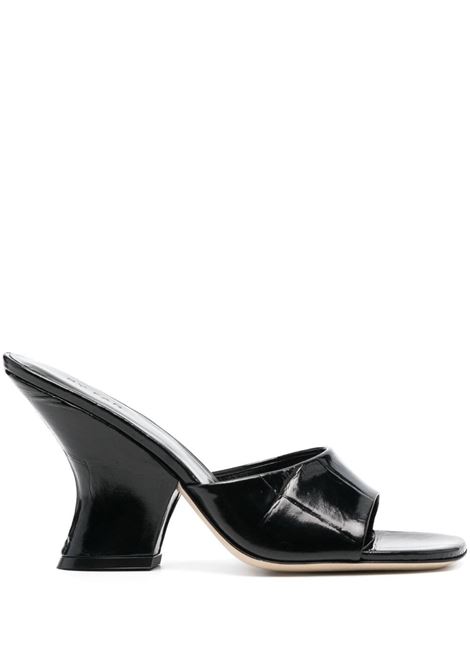 Mules tais in nero - donna BY FAR | 23SSTAMBLMCELBL