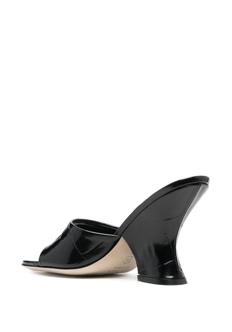 Mules tais in nero - donna BY FAR | 23SSTAMBLMCELBL