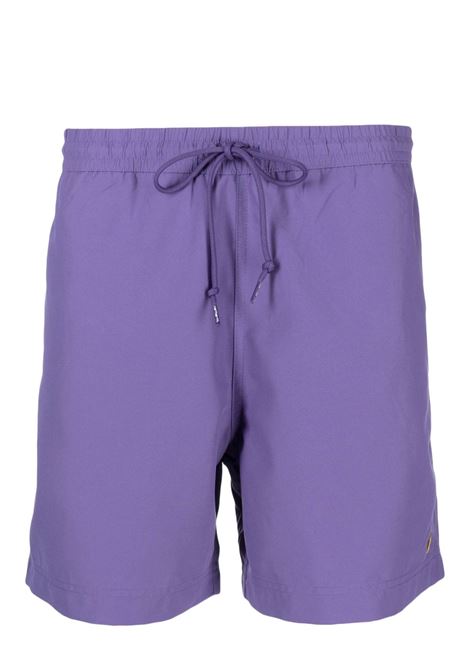 Purple logo-patch swim shorts - men CARHARTT WIP | I0262351HUXX