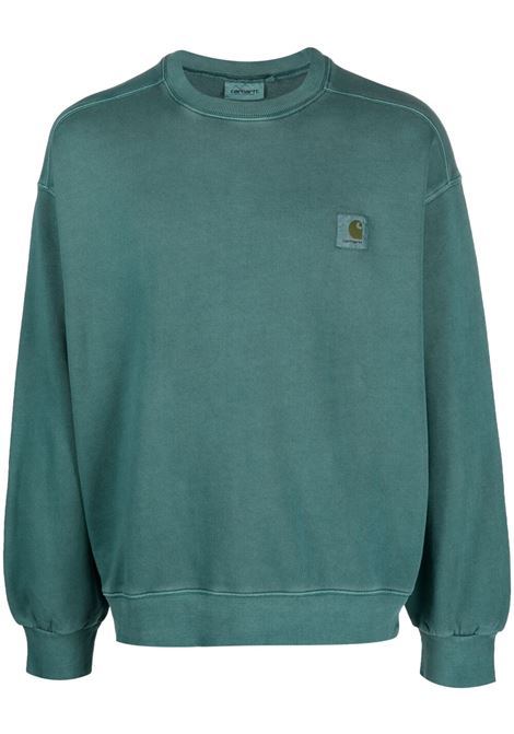 Green logo-patch sweatshirt - men CARHARTT WIP | I0299571D7GD