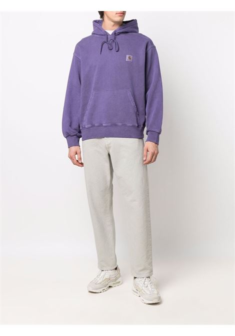 Purple logo-patch sweatshirt - men CARHARTT WIP | I0299631D3GD