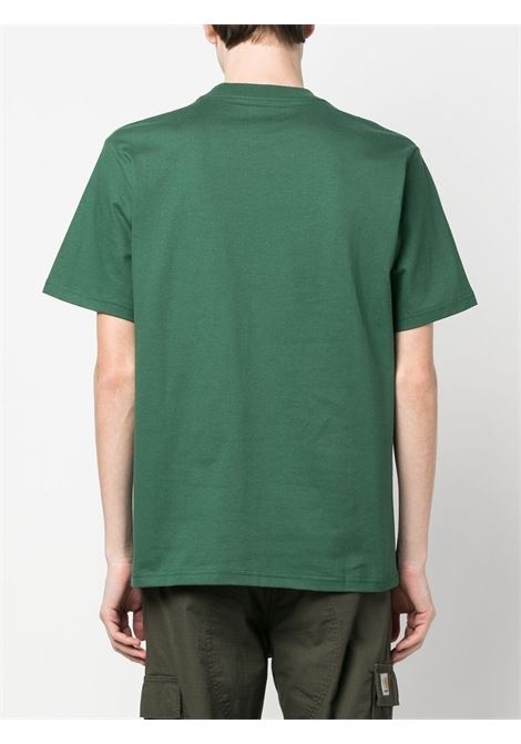 T-shirt ranch con stampa in verde - uomo CARHARTT WIP | I03142208ZXX
