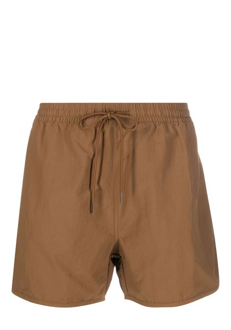 Brown Rune drawstring swimming shorts - men CARHARTT WIP | I031493HZXX