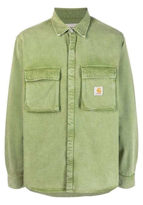 Green logo-patch shirt - men CARHARTT WIP | I0315261D0WD