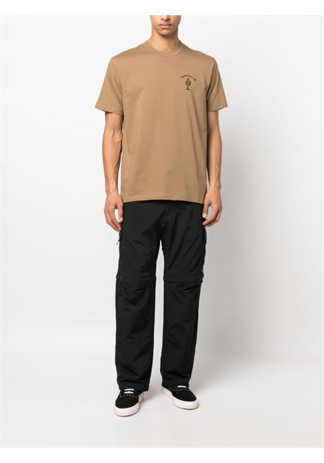 T-shirt Frontier con stampa in marrone - uomo CARHARTT WIP | I0316991CMXX