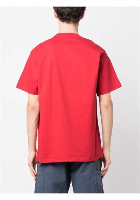  Red graphic-print T-shirt - men CARHARTT WIP | I0317551CVXX