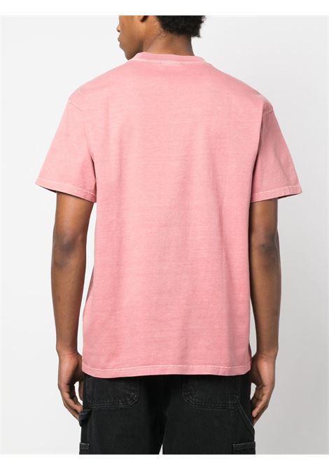 T-shirt con stampa in rosa - uomo CARHARTT WIP | I0317631D260