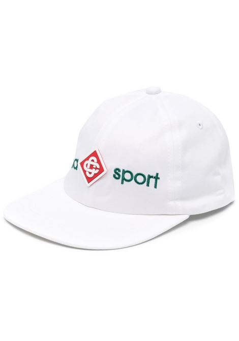 White casa sport baseball cap - men CASABLANCA | AS23HAT00218WHT