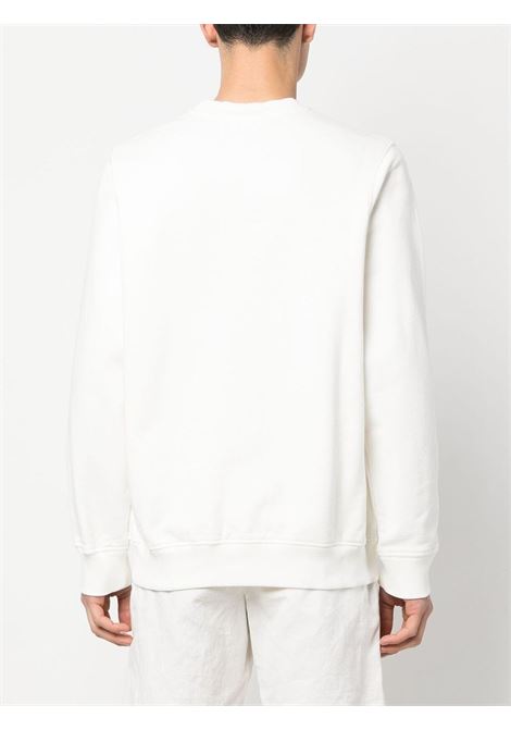 White crew-neck mind vibrations sweatshirt - unisex CASABLANCA | MS23JTP11709OFFWHT