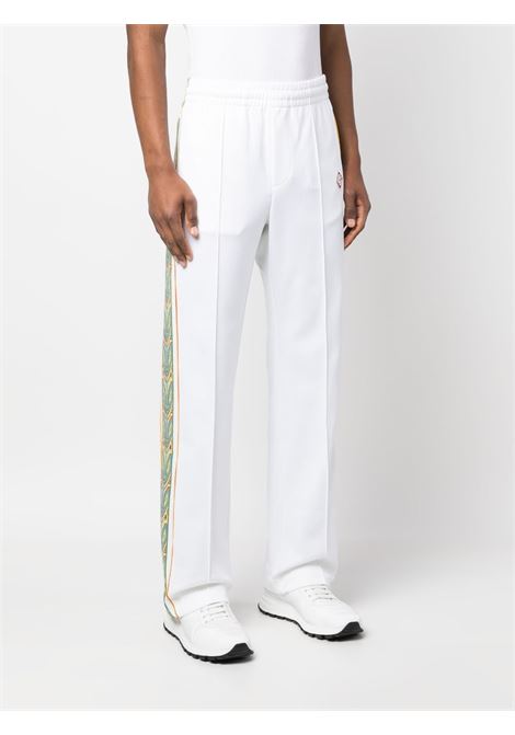 Pantaloni sportivi in bianco - uomo CASABLANCA | MS23JTR09001WHT