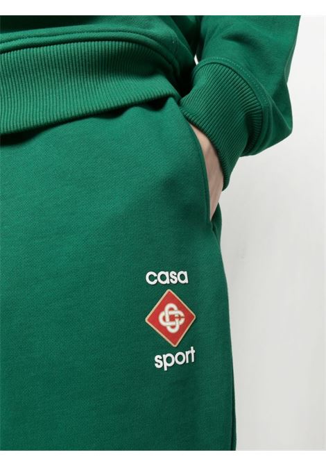 Green casa sport sport trousers - unisex CASABLANCA | MS23JTR09906GRN