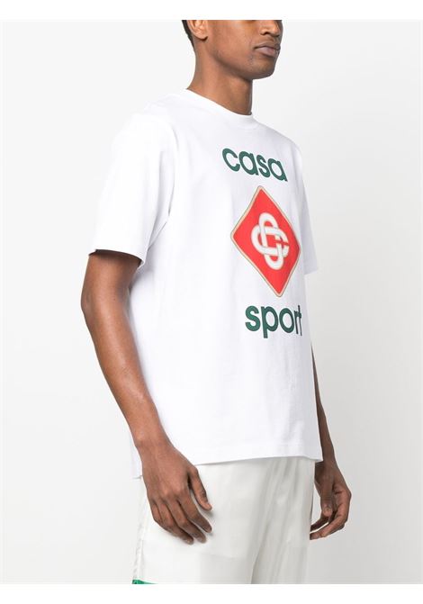 White Casa Sport T-shirt - men CASABLANCA | MS23JTS01601CSSPRTLG