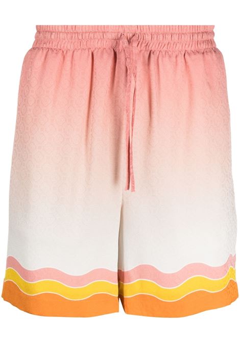 Multicolored drawstring bermuda shorts - men  CASABLANCA | MS23TR01210RNBWMNGRM