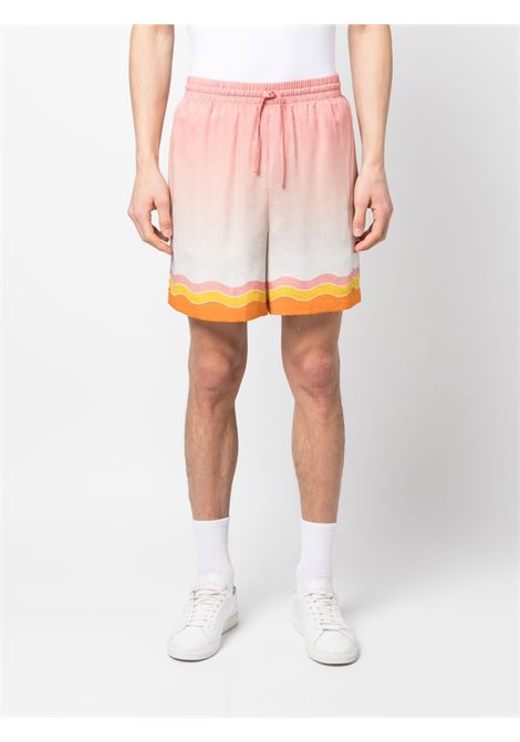 Multicolored drawstring bermuda shorts - men  CASABLANCA | MS23TR01210RNBWMNGRM