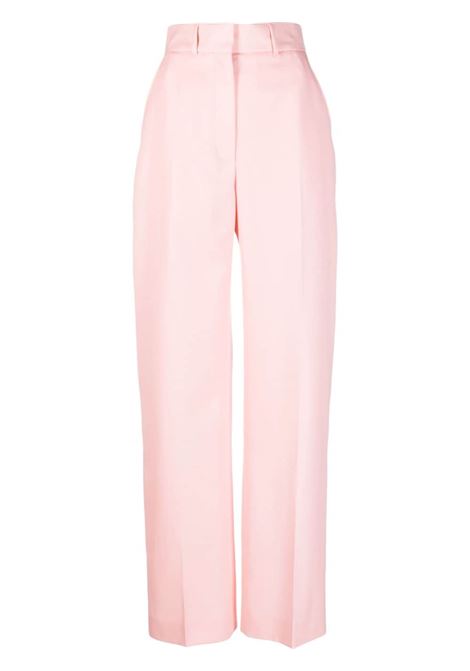 Pink tailored high-waisted trousers - women CASABLANCA | WS23TR13804PNK