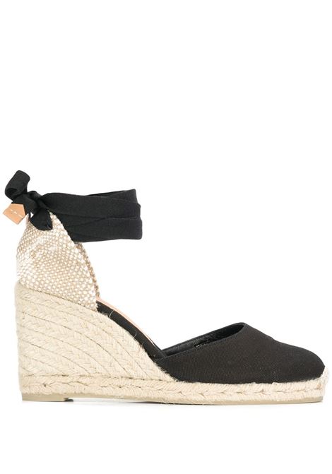 Black wedge heel espadrilles - women CASTAÑER | 020962100