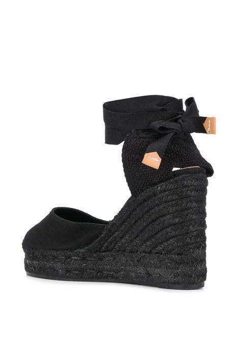 Black wedge heel espadrilles - women CASTAÑER | 020966100