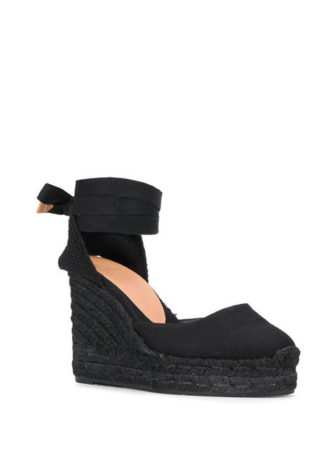 Black wedge heel espadrilles - women CASTAÑER | 020966100