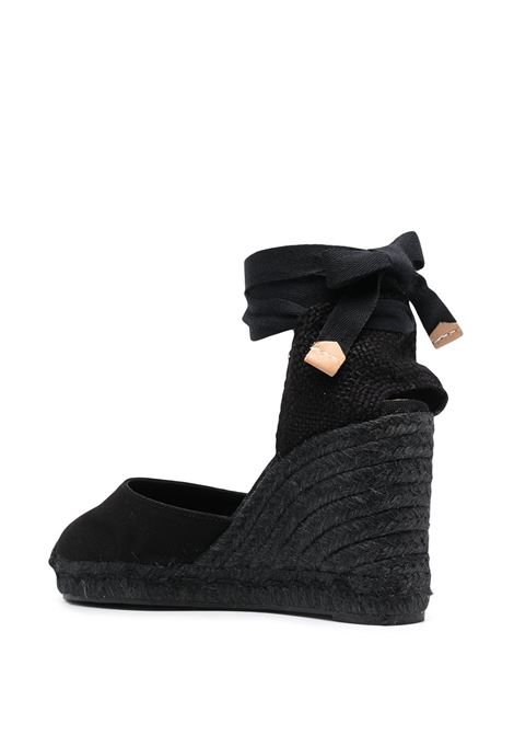 Black wedge heel espadrilles - women CASTAÑER | 020967100