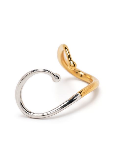 Silver and gold two-tone ear cuff - women  CHARLOTTE CHESNAIS | 21BO111VEAR