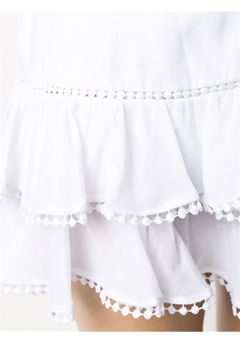 White Fera layered miniskirt - women CHARO RUIZ IBIZA 1989 | 201402WHT