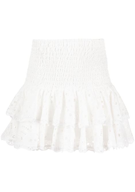 White Noa broderie anglaise miniskirt - women - CHARO RUIZ IBIZA 1989 ...