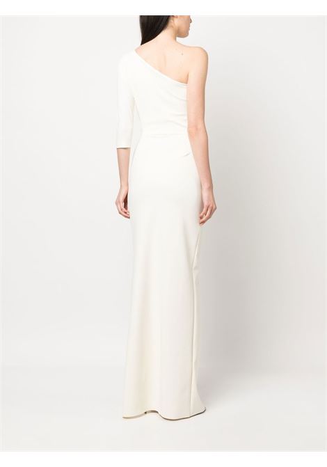 Cream white one-shoulder front-slit dress - women CHIARA BONI | CHANTALBRLONG802